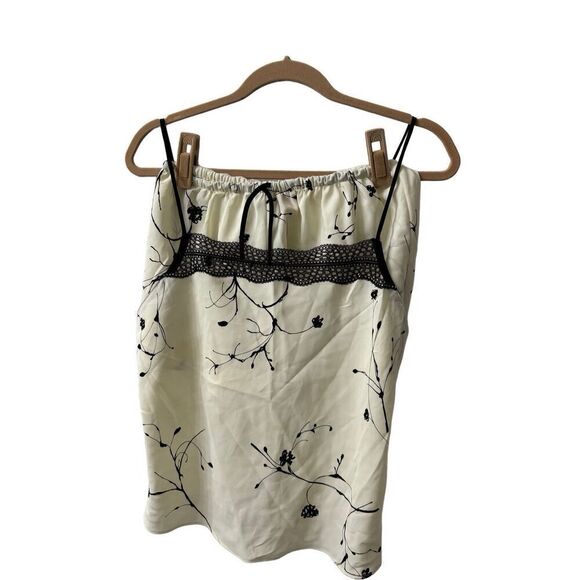 Josie Natori Ivory Floral Short Pajamas - Picture 1 of 6